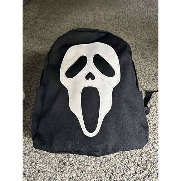 Ghost face Handbags - Ghost face Scream, backpack with padded handles outside pockets and inside pocke